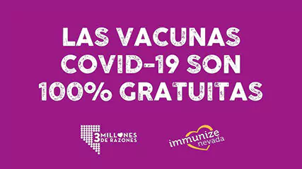 Graphic for Twitter about Free COVID-19 Vaccine in Spanish