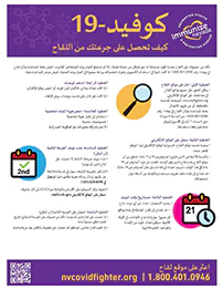 COVID-19 Vaccine Appointment Steps Flyer Arabic_v1