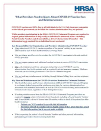Provider COVID Vaccine Fact Sheet